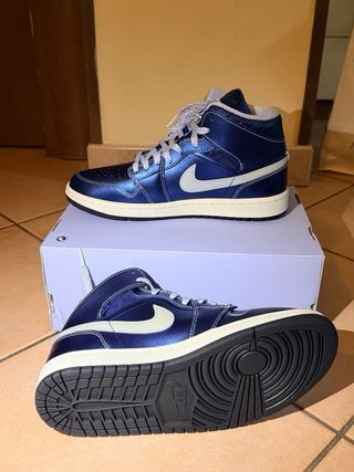 Jordan Air 1 Mid Scarpe Blu