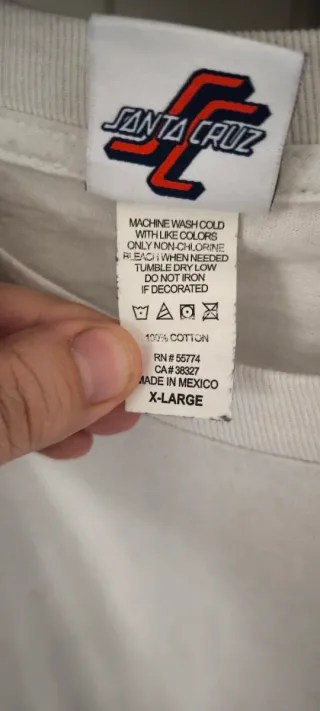 Camiseta Santa Cruz Slasher Blanca