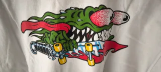 Camiseta Santa Cruz Slasher Blanca