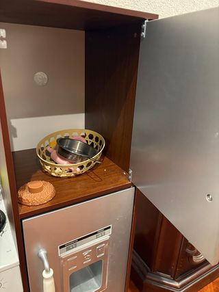 Cocina de juguete de madera