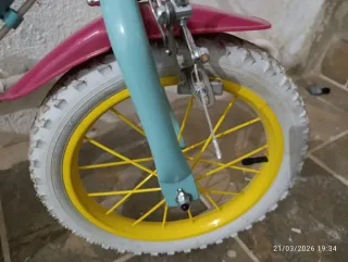 Bicicleta Infantil Peppa Pig Azul y Rosa