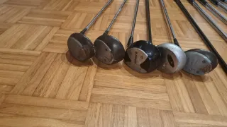 Bolsa de golf con palos Dunlop y Wilson