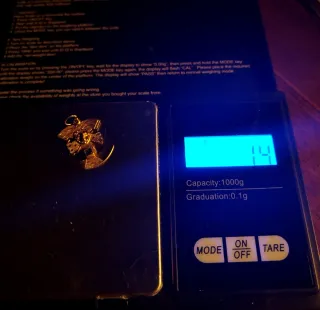 Colgante Oro Azteca con Esmeralda