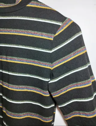 Camiseta Mango Rayas Multicolor Talla S