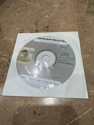 CD Drivers Conceptronic Wireless Router