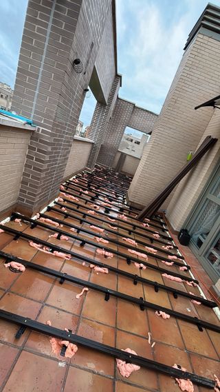 Instalación de tarima exterior