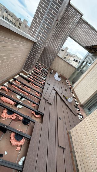 Instalación de tarima exterior