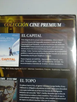 2 DVDs: El Topo + El Capital