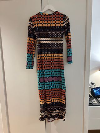 Vestido primavera elástico M marca New Collection