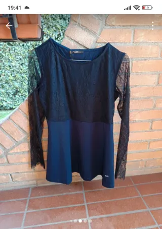 Casacca donna pizzo manica lunga taglia S