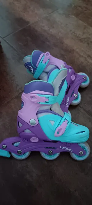 Patines en línea infantiles con luces 26-30