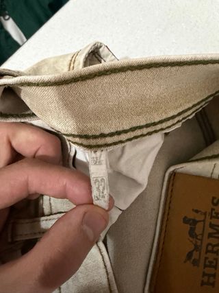 Pantaloni in denim Uomo Beige