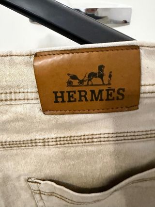 Pantaloni in denim Uomo Beige