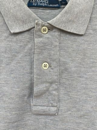 Polo Ralph Lauren Manga Corta Gris Talla L