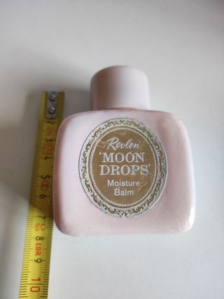 Antiguo bote cerámico bálsamo Revlon años 80