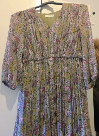 Vestido Zara Estampado Floral Talla M