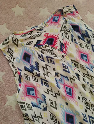 Blusa Cecil Talla XXL Estampada Verano