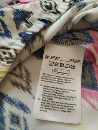 Blusa Cecil Talla XXL Estampada Verano