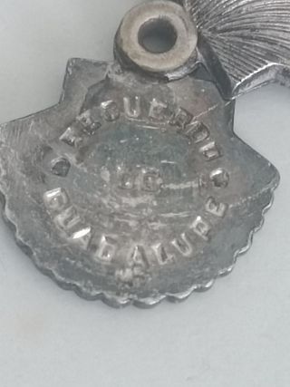 Medalla Concha Virgen de Guadalupe Plata