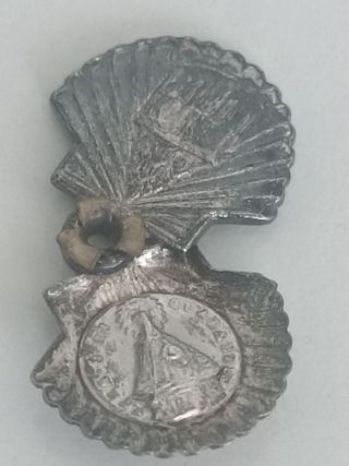 Medalla Concha Virgen de Guadalupe Plata