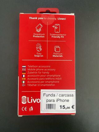 Funda Livon iPhone 14 Pro Max (softskin)