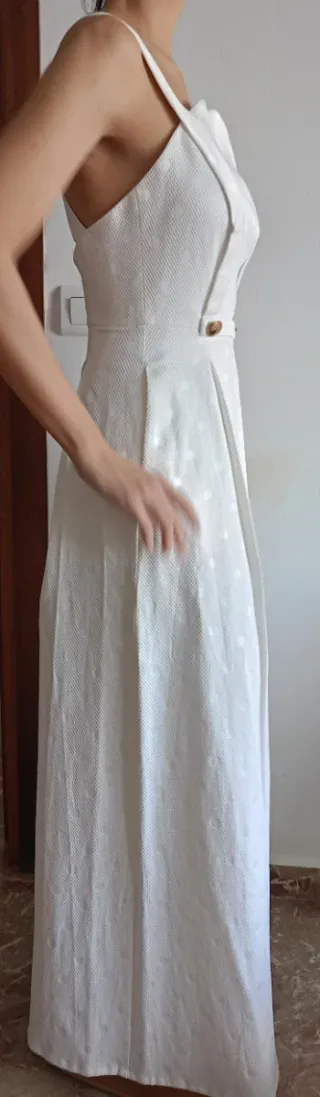 Vestido largo blanco Dolores Promesas