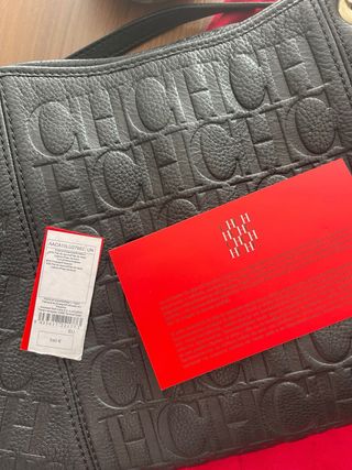 Bolso Carolina Herrera, negro.