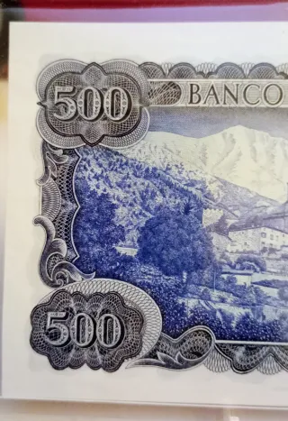 Billete 500 pesetas 1971
