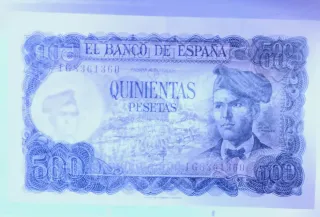 Billete 500 pesetas 1971