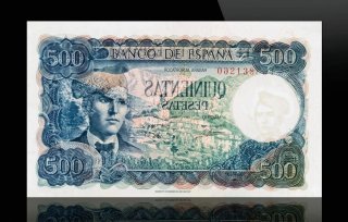 Billete 500 pesetas 1971