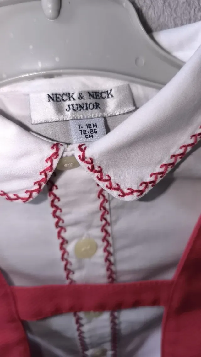 Conjunto Peto y Camisa Bebé Neck & Neck