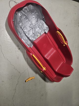 Trineo 2 plazas rojo