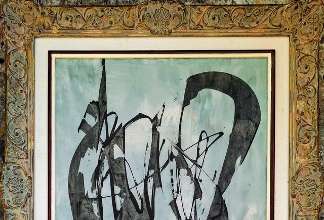 Cuadro abstracto M.R.Cimbrón