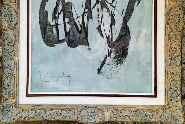 Cuadro abstracto M.R.Cimbrón