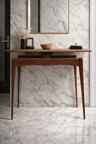 Conjunto de entrada. Aparador y espejo