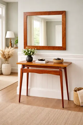 Conjunto de entrada. Aparador y espejo