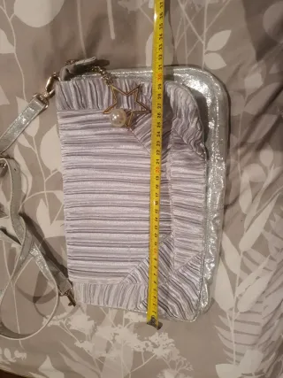 Bolso de fiesta plateado