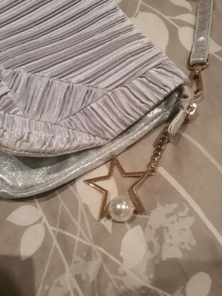 Bolso de fiesta plateado