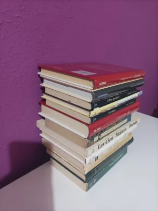 Libros poesía varios autores: Lorca, Alberti....