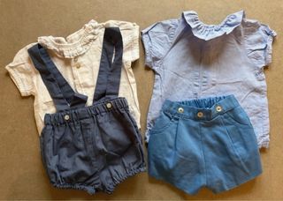 Lote 2 conjuntos bebé 9 meses