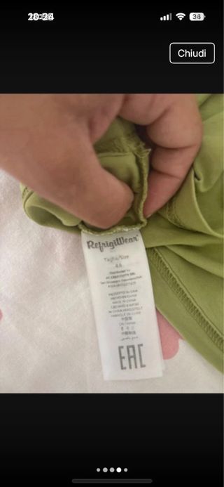 T-shirt Refrigiwear verde