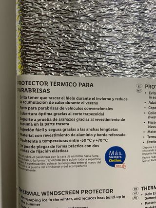 Protector Térmico Parabrisas Ultimate Speed