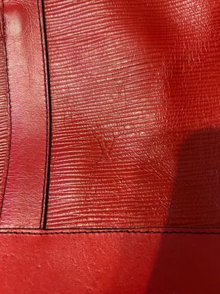 Borsa Louis Vuitton Rosso vintage