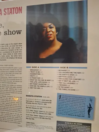 LP Dakota Staton - The Late, Late Show