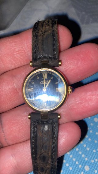 Reloj Cartier Tank Vermeil 925 Mujer