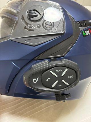 Casco de Moto Abatible Caberg Duke II,azul talla S