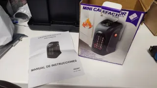 Mini Calefactor Portátil Negro