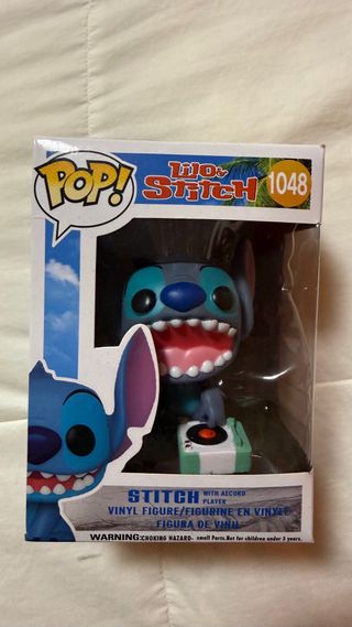 Funko Pop! Stitch 1048 con tocadiscos