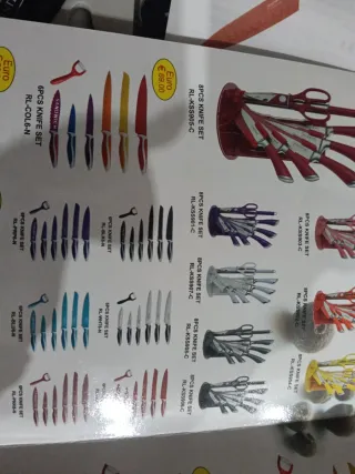 Set Coltelli Royal Line 6 Pezzi