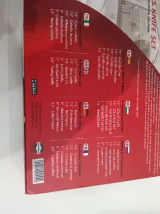 Set Coltelli Royal Line 6 Pezzi